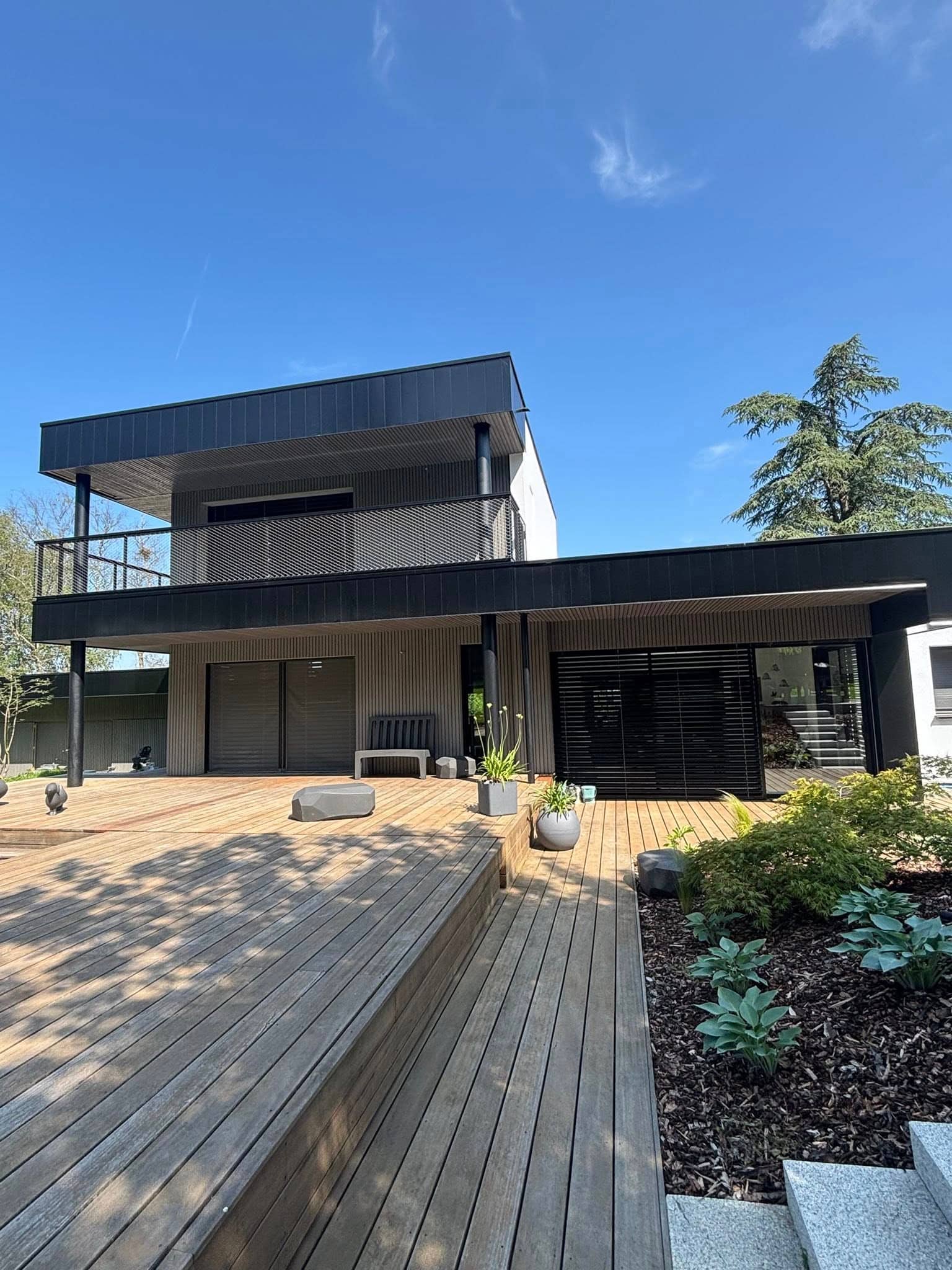 Maison contemporaine & terrasse